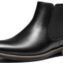 Bruno Marc Men's Suede Leather Chelsea Ankle Boots (8.5, 1-black)