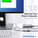 AINOPE 2 Pack USB Extensions Cable High Speed USB 3.0 Extension Cord Type A Male to Female Sturdy Braided Material Fast Data Transfer Compatible with USB Keyboard,Mouse,Flash Drive,Grey,6.6FT+6.6FT