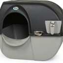 Omega Paw Elite Self Cleaning Roll 'n Clean Litter Box, Midnight Black, Large (EL-RA20-1)