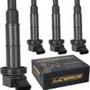 4PCS Ignition Coils for 2002 2003 2004 2005 2006 2007 2008 2009 2.4L Toyota Camry Matrix RAV4 Solara Highlander Scion TC xB Lexus HS250h 2.4 Coil Packs OE# UF333 C1330 90919-02244