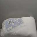 Cloud-Like Full Size Mattress Topper - 100% Cotton Top Mattress Pad for Back Pain Relief - Breathable & Naturally Cooling for Hot Sleepers, White