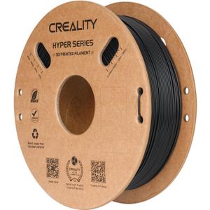 Creality Hyper PLA 3D Printer Filament, PLA Filament 1.75mm, Designed for High Speed 30-600mm/s, Dimensional Accuracy  0.03 mm, Fit Most 3D Printers, 1kg Spool (2.2lbs) (PLA-Black)