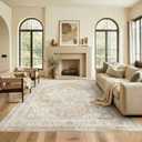 10x14 Area Rugs Washable Large Vintage Rug for Living Room Bedroom