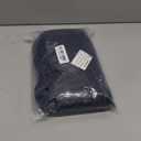 Half and Half Long Straight Blue Black Anime Wig with Bangs 31.5'' Dark Blue Nin-ja Costume Wigs Synthetic Hair for Women Halloween Party Daily