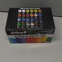 Artkey Acrylic Paint Set, 24 Colors 2 oz/59 ml Acrylic Paint Kit for Professional Artists & Beginners  Craft & Art Supplies for Canvas, Wood, Fabric, Rock, Leather, Ceramic, Glass, Easter Egg