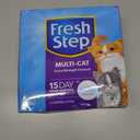 Fresh Step Clumping Cat Litter, Multi-Cat, Long Lasting Odor Control Kitty Litter with Activated Charcoal, Low Dust Formula, 14 lb
