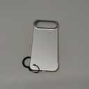 GRECAZO Magnetic Ultra Thin Frosted Designed for iPhone Air Frameless Case 6.5 inch [Compatible with MagSafe] Slim Minimalist Lightweight Matte Hard Cover Protective Borderless Case- Silvery