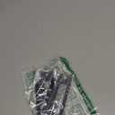 PATIKIL 2-3/4" Door Lock Strike Plate,2 Pcs Stainless T Strike Deadbolt Strike Plate,Door Backplate with Screw for Interior Exterior Door Use(Large Hole), Black