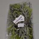 Winlyn 6 Pack Frosted Artificial Cypress Pine Stems Snowy Glittered Pine Spray with Mini Pinecones for Christmas Holiday Greens Seasonal Floral Arrangement Centerpiece Winter Wedding Dcor 13.8" Tall