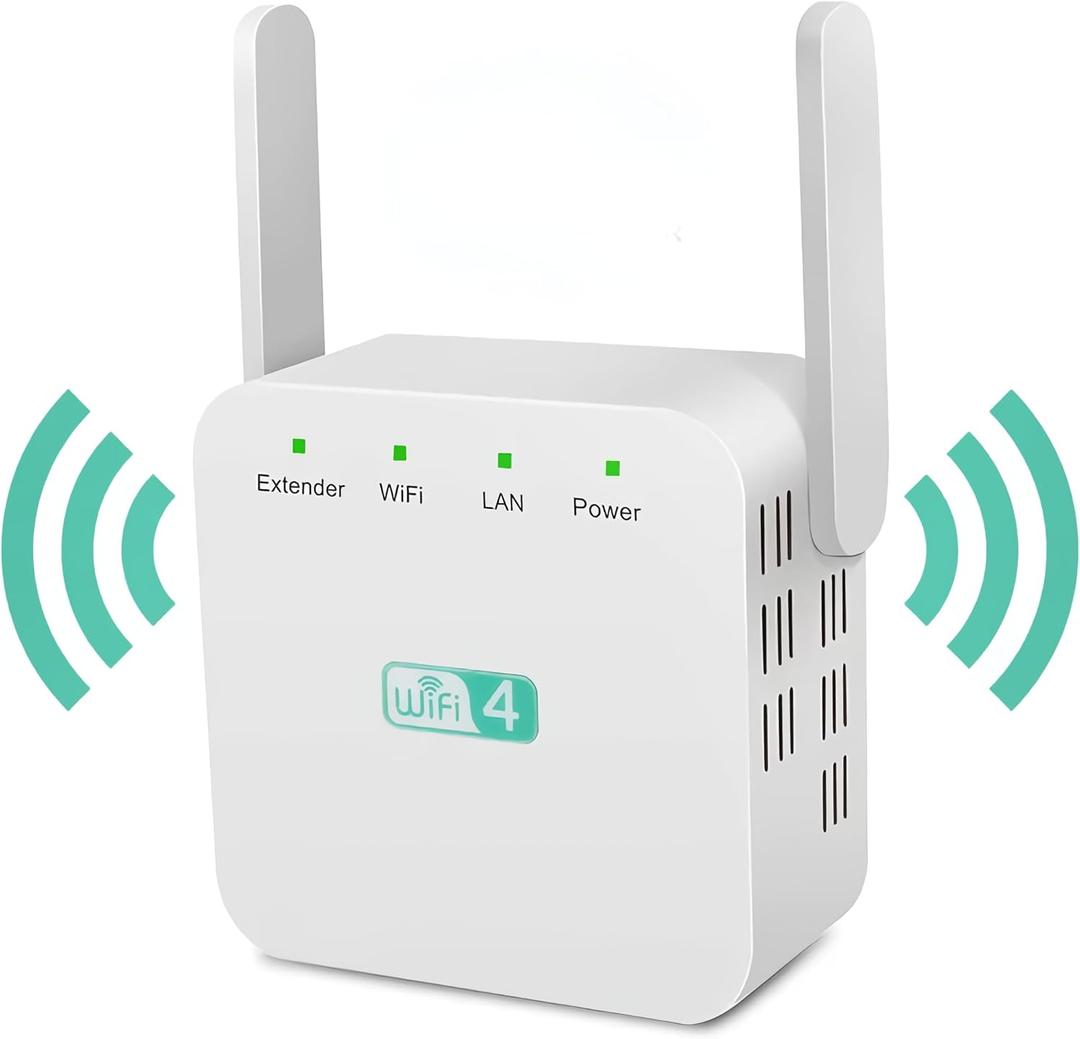 Net Boost, Netboost Pro WiFi Extender 2025, Netboost WiFi Extender,WiFi Signal Booster, WiFi Range Extender 300Mbps, 7998 Sq.ft Long Range Internet WiFi Booster for Home 360 Full Coverage