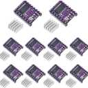 10-Piece Set of DRV8825 Stepper Motor Driver Modules for 3D Printers, RepRap, and RAMPS1.4 Stepper Sticks