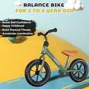 Toddler Balance Bike Toys for 2 to 5 Year Old Girls Boys Adjustable Seat and Handlebar No-Pedal Training Bike Best Gifts for Kids (Green)