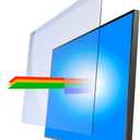 viseNOVA 1-Pack Anti Blue Light Screen Protector for 23, 23.6, 23.8 and 24 Inches Computer Monitor Hanging Type Blue Light Blocking Filter Anti Scratch Eye Protection Shield for Desktop Computer 547mm*320mm