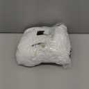 OVZME White Boho Fabric Shower Curtain 72 Inch Length, Tufted Chevron Striped Minimalist Premium Thick Cloth Bathroom Shower Curtain, Modern Hotel Textured Bathroom Decor, 72Wx72L Inches