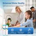 PUREPLUS 20"x4.5" Whole House KDF Water Filter, Heavy Metal Removal, 1 Pack