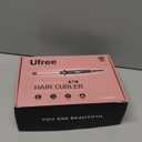 Ufree 5 in 1 Curling Iron with Interchangeable Ceramic Barrels (0.35"-1.25"), Curling Wand Set with Flat Iron Hair Straightener, Instant Heat Up, Dual Voltage Hair Curler, Gifts for Women (Rose Gold)