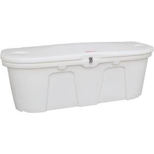 Taylor Made 123650 Stow N' Go Poly Dock and Patio Storage Box - 43" L x 21" W x 36" H, Classic Whit