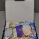 HOUSE OF PARTY Baby Blue White, Silver Balloon Arch Kit - Balloon Garland for Baby Shower Birthday Wedding Graduation Party Decorations