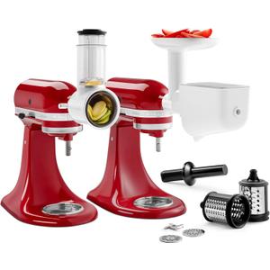 KitchenAid 5KSM2FPPC Kit DE Accesorios OMNIFOOD (5KSMFGA + 5KSMFVSP + 5KSMVSA), Acero