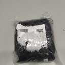 Langsprit Washable Female Dog Diapers (3 Pack) - No Leak Reusable Diapers for Doggy Female in Period - Highly Absorbent Dog Heat Panties with Adjustable Snaps Black L Size