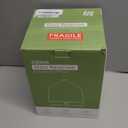 Glass Essential Oil Diffuser, 200ml Ultrasonic Aroma Diffusers with Glass Reservoir Dome & White Plastic Base Lock Color Auto-Off Timer 7 Color Light for Home Office Bedroom Yoga