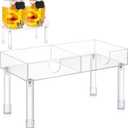 Acrylic Drink Dispenser Stand for Two 6.69'' Diameter of 1 Gallon Water Jar Beverage Dispenser Stand for Parties and Events, Plant, Cake Pedestal, Bottle Not Included