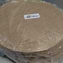 Yunlly Set of 48 Burlap Round Placemats Bulk Burlap Farmhouse Placemats Heat Resistant Round Table Mats Circle Jute Charger Place Mats Thanksgiving Christmas Rustic Table Decorations(11.8 in,Brown)