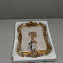 AELS 8x10 Inch Vintage Picture Frame, Elegant Antique Photo Frames with Glass Front, Photo Display, Tabletop Wall Hanging, Gift Ideas (Golden Bronze)