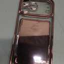 Meifigno Designed for iPhone 17 Pro Max Case Wallet (3-4 Cards & Cash), Built-in Mirror & Kickstand, Surround Raised Lens Protection, for 17 Pro Max Case with Card Holder for Women (6.9"), Rose Gold