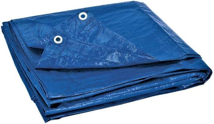 Tarp, 4 MIL Weather Resistant, 5.5 Feet X 7.5 Feet, Blue, Light Duty