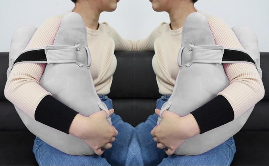 Shoulder Surgery Pillow, Super Soft Rotator Cuff Pillow for Sleeping, Relief from Shoulder Pain or Frozen Shoulder, for Post-Op Comfort, Arm & Shoulder Support & Healing