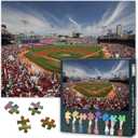 1000 Piece Puzzle for Adults - Boston Baseball Field Skyline, Fenway Park Challenging Puzzle Sports Fan Gift (27.5"x19.7"), Family Board Game Home Decor