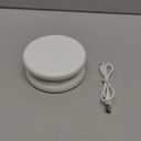 One Fire Cordless Desk Lamp,Dimmable Small Battery Powered Lights,3600mAh Rechargeable Wireless Table Lamp,Mini Lamp&Portable Light for Bed,Book Reading,Home for Small Spaces,Nail Light,Craft,Office (White)