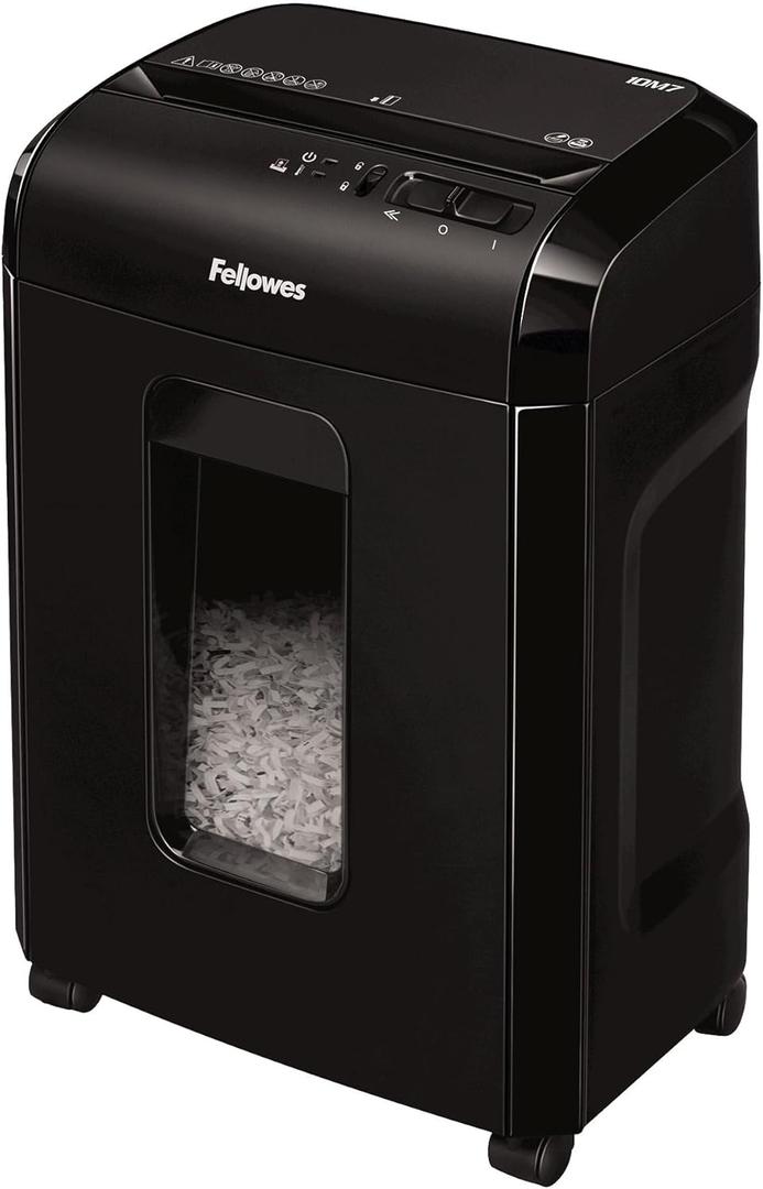 Fellowes 10M7 10-Sheet Powershred Micro-Cut Deskside Paper Shredder