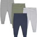 Gerber Baby Boys' Multi-Pack Pants (3-6 Months, Navy/Army Green)