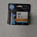 HP 60 Tri-color Ink Cartridge For Printers | Works with DeskJet D1660, D2500, D2600, D5560, F2400, F4200, F4400, F4580; ENVY 100; OfficeJet J4500, J4680, 4500; PhotoSmart C4600, C4700, D110a | CC643WN