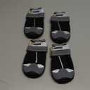 Hcpet Dog Boots Waterproof Dog Shoes for Medium Large Dogs, Anti-Slip Dog Booties Paw Protector for for Hot Pavement Winter Snow Hiking with Reflective Straps 4PCS, 8 (width 2.75 inch) for 74-91 lbs (Black)