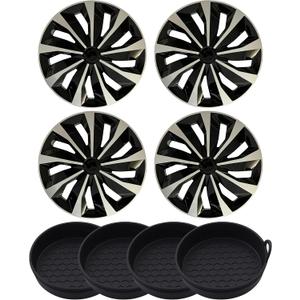 Hubcap Wheel Cover Universal-Fit R16 Steel Wheel with Cup Coaster Kit