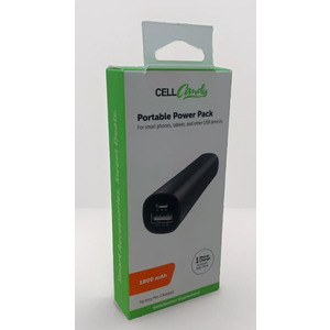 Cell Candy Portable Power Pack Smartphone 1800 mAh USB