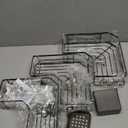 AKTECKE Corner Shower Caddy Bathroom Organizer: Stainless Steel Adhesive Shower Rack - 3Pack No Drilling Shower Shelf - Rustproof Bathtub Organizer