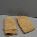 MIULEE Pack of 2 Couch Throw Pillow Covers 20x20 Inch Soft Beige Yellow Chenille Pillow Covers for Sofa Living Room Solid Dyed Pillow Cases