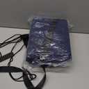 LUMARA Toddler Airplane Bed - Inflatable Airplane Bed for Toddlers, Plane Baby Mattress for Kids - Blow Up Air Mattress for Child Flight Sleep with Safety Belt, Innovative Valves, No Pump Needed (Blue)