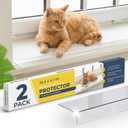 PROTECTO 2-Pack Window Sill Protector from Dogs 35.5 x 5.1 Clear Window Guards from Cats Scratching, Chewing & Clawing | Keep Your Sills Smooth & Paws Safe | Ultra Strong Window Sill Cover Protection