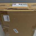 Foot Stool Ottoman Foot Rest Under Desk,Small Stool for Living Room, Bedroom and Kitchen (Natural Legs - Stripes Stool Surface)