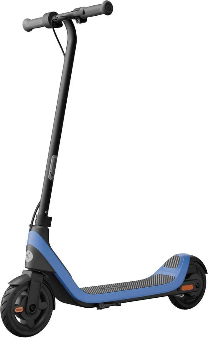 Segway Ninebot eKickScooter - Electric Scooter for Kids 6-14, w/t Adjustable Handlebar Height (Only C2 Pro) for Riders up to 132 lbs, Includes New Cruise Mode, UL-2272 Certified