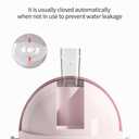 Oberni Leakproof Sippy Cups, Double Sealing No Spill Water Bottle with Weighted Straw and Non-Slip Handle for Toddler 1-3 Years, Tritan Baby Cups 12+ Months, 270ml/9oz (1Pack,Pink)