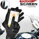WESTWOOD FOX Motorcycle Gloves for Men and Women Power Sports Racing Gloves Full Finger Touchscreen Car Driving Glove Motorbike BMX ATV MTB Riding Mountain Protection Glove
