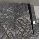 Magnetic Thermal Insulated Door Curtain Cover Block fit 36x82inch Door,Curtains Itself Size 38x84inch Cotton Thermal Curtain for Winter, Thermal Doors Curtain for Doors Blocking Wind and Snow