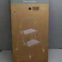 2-Step Folding Step Ladder, 330 lbs Heavy-Duty Metal Step Stool with Wide Anti-Slip Pedals & Support Handle, Lightweight Portable Ladder for Home, Kitchen & Indoor Tasks  Black