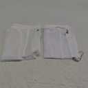 Lifewit Mesh Shower Caddy, 3 Pockets Hanging Shower Organizer with Quick Drying Mesh, Portable Space Saving Bathroom Organizer to Hold Soap, Shampoo and Cruise Ship Essentials, White, 2 Pack